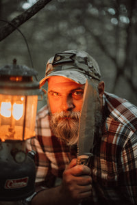 Man looking intensely